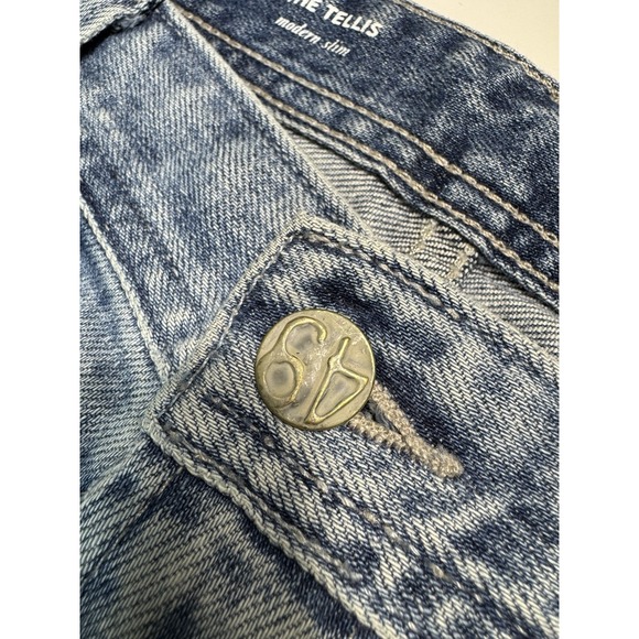 AG Jeans Light Blue Tellis Modern Slim Ag-ed Distressed Denim Jeans 33x32 - Picture 9 of 13